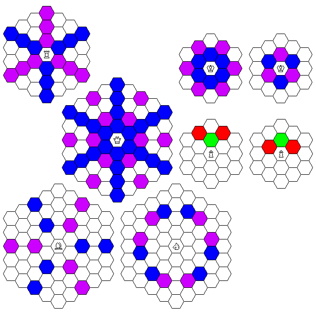Hexagonal chess sales